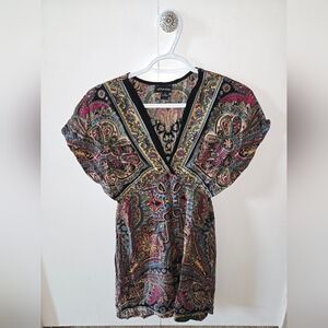 Multicolor Paisley Dress
